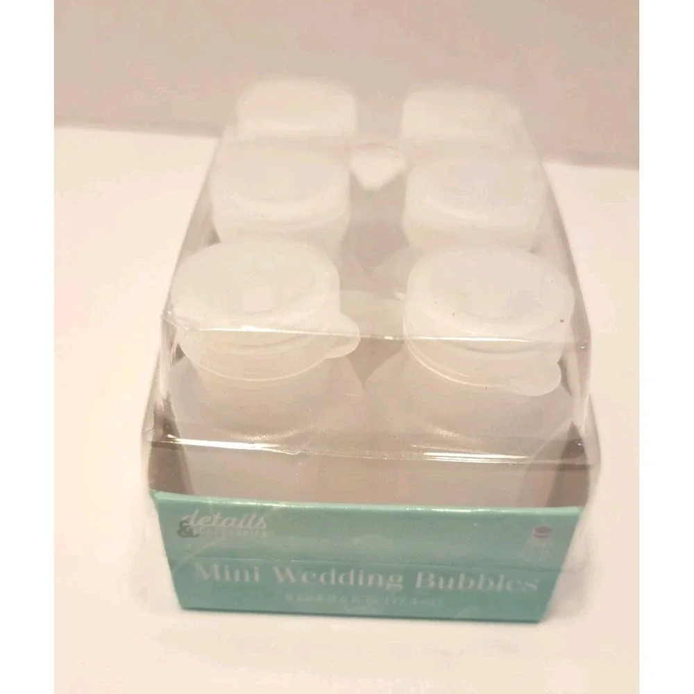 Lot of 11 (6 ea) TRADITIONAL STYLE , WEDDING BUBBLES .6oz Bridal Party Favors